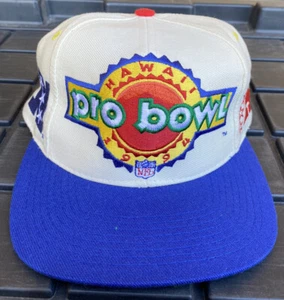 Cappello snapback sportivo nuovo senza etichette vintage anni 90 1994 NFL Hawaii Pro Bowl logo misto lana - Foto 1 di 12