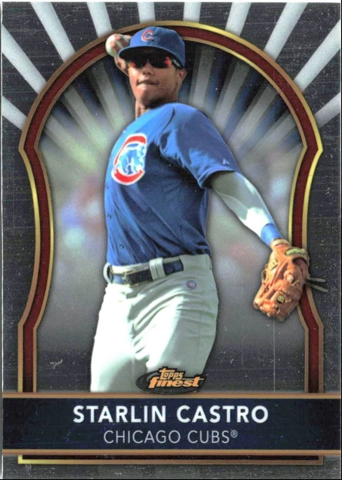 2011 Finest Starlin Castro Chicago Cubs #33 - Image 1 of 2