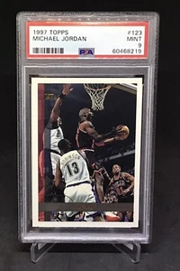1997 Topps Michael Jordan #123 PSA 9 NEUWERTIG *Brandneu PSA Platte* Chicago Bulls HOF - Bild 1 von 1