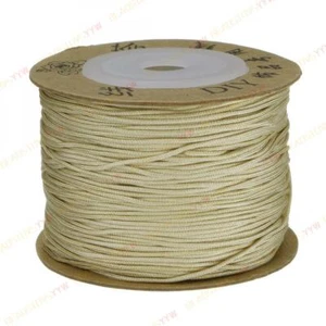 100m Nylon Cord Thread Chinese Knot Macrame Beading DIY Bracelet Braided 0.8mm - Picture 1 of 37
