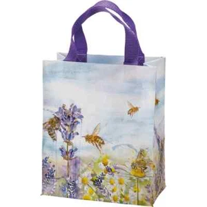 Bolso de Mano Lavanda Diario Reutilizable Primitivos por Kathy Moda Novedad Moda Nuevo - Imagen 1 de 2