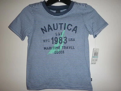 Conjunto de 2 camisetas/pantalones cortos Nautica talla 3/verde azul nuevas etiquetas blancas Foto 1 de 3