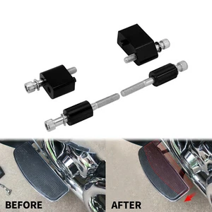 Driver Floorboard Extension Spacer Kit Fit For Harley Touring FLHT FLHR FLTR - Picture 1 of 12