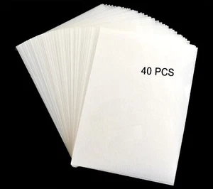 Heat Shrink Plastic Sheets 40Pcs Shrink Film Sheets Shrinky Art Paper Sanded ... - Picture 1 of 3