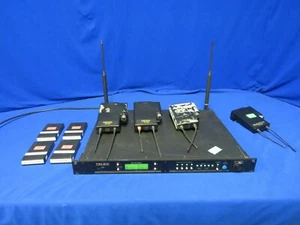 Telex BTR-80N 2-Channel UHF Base Station w/ 3 TR-80N Beltpacks F3E, Please Read - Picture 1 of 12