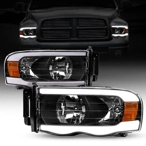 Conjunto de faros LED DRL señal de giro secuencial para Dodge Ram 1500 2002-2005 - Imagen 1 de 7