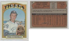 2021 Topps Heritage 1972 Topps 50th Anniversary Buybacks Fred Scherman #6