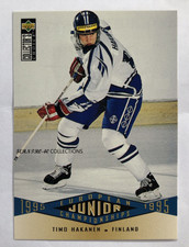 1995-96 Collector's Choice Players Club  Timo Hakanen #327 Team Finland