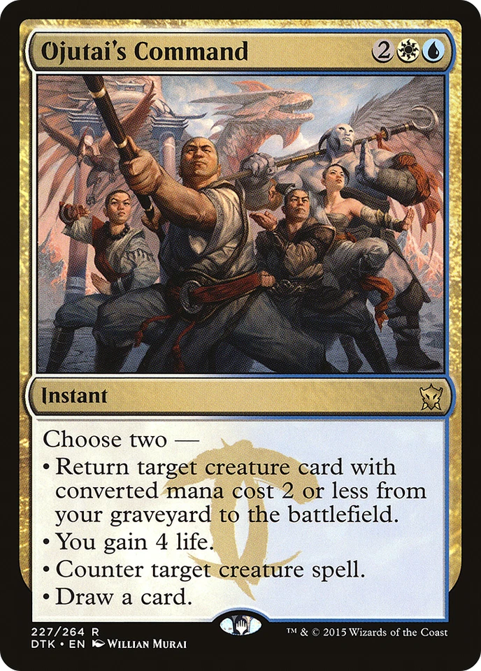 Ojutai's Command x4 - Dragons Of Tarkir EX/NM - R227 - 4RCards - Image 1 of 1