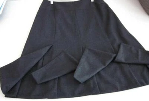 Falda Estilo Falda Forrada Caja de Lana Plisada Gris Talla 40/8-10 NUEVA Rt $450 - Imagen 1 de 9