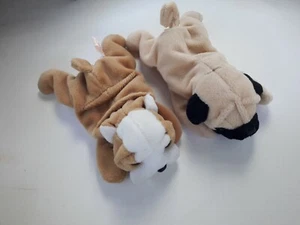 Ty Beanie Babies Arrugas y Pugsly *Sin etiquetas colgantes* - Imagen 1 de 10