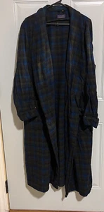XL Vintage Pendleton Robe Men's Large USA Authentic Pure 100% Virgin Wool Plaid - Picture 1 of 15