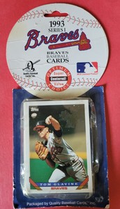 NEW 1993 Series I Braves Baseball Cards, Optimum Choice, 