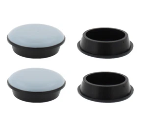 4x PTFE Teflon Based Rubber Castor Cup Glides - Move & Slide Furniture Easily - Picture 1 of 4