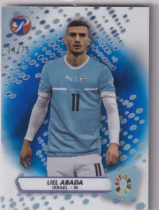 Topps Road to Euro 2024 Pristine No. 84 Liel Abada Blue Refractor 14/75 - Bild 1 von 2