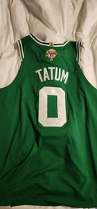 Camiseta FIRMADA Auténtica Nike Finales NBA Boston Celtics Jayson Tatum 48 JSA - Imagen 1 de 16