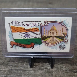 2024 Topps Allen & Ginter Banderas del Mundo Mini - India FOTW-27 - Imagen 1 de 3
