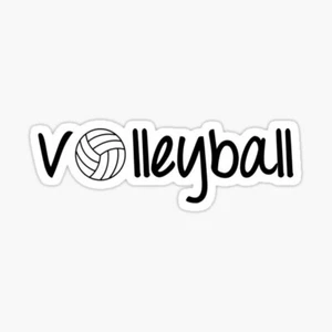 volleyball Sticker laptop/ tumbler / wall sticker - Picture 1 of 1