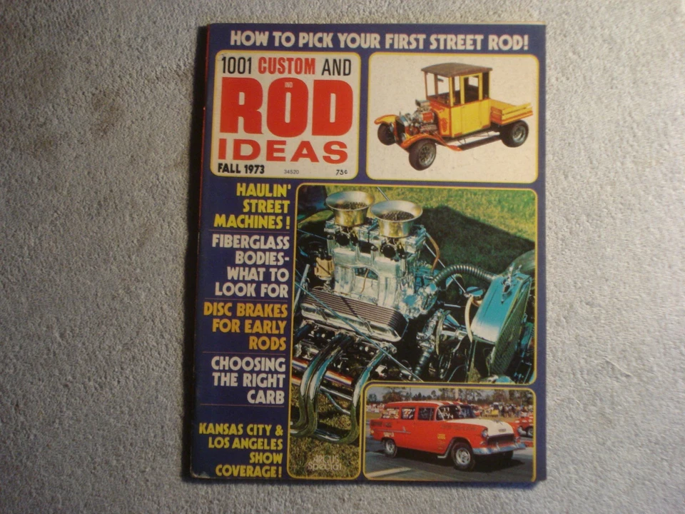 1001 Custom and Rod Ideas 1973 September Fall VINTAGE Hot Rods and Custom Cars - Image 1 of 1