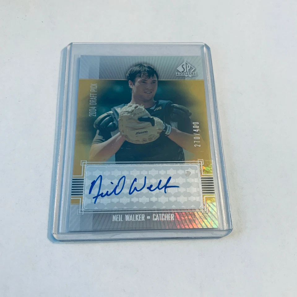 F86309  2004 SP Prospects #296 Neil Walker AUTO/400 RC Pittsburgh Pirates - Image 1 of 1