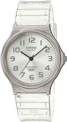 CASIO Orologio Donna Analogico Trasparente Resina MQ-24S-7BEF Originale 35mm - Immagine 1 di 4