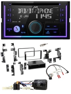 JVC Lenkrad USB 2DIN DAB Bluetooth CD Autoradio für Nissan Cube ab 2009 Frontier - Bild 1 von 10