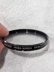 Rokunar 55 mm Cross Screen Screw-In Lens Filter with Case Made in Japan L-90 - Picture 1 of 4