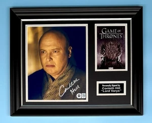 Conleth Hill Signed Photo Framed &SWAU COA Game Of Thrones Poster Autograph Auto - Picture 1 of 10