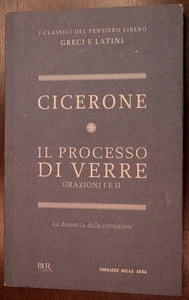 Cicero, CICERONE IL PROCESSO DI VERRE ORAZIONI I/II. Testo latino a fronte latin - Picture 1 of 8