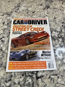2006 April Car And Driver Magazine Fighting For The Street Cred (CP406) - Picture 1 of 4