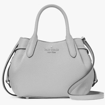 Bolso Bandolera Kate Spade Dumpling Bolso de Cuero Gris KI859 Precio de Venta sugerido por el fabricante 329 USD Foto 1 de 4