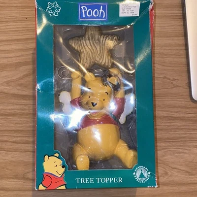 Winnie the Pooh Christmas Tree Topper Disney Xmas Star Christmas Decoration - Image 1 of 2