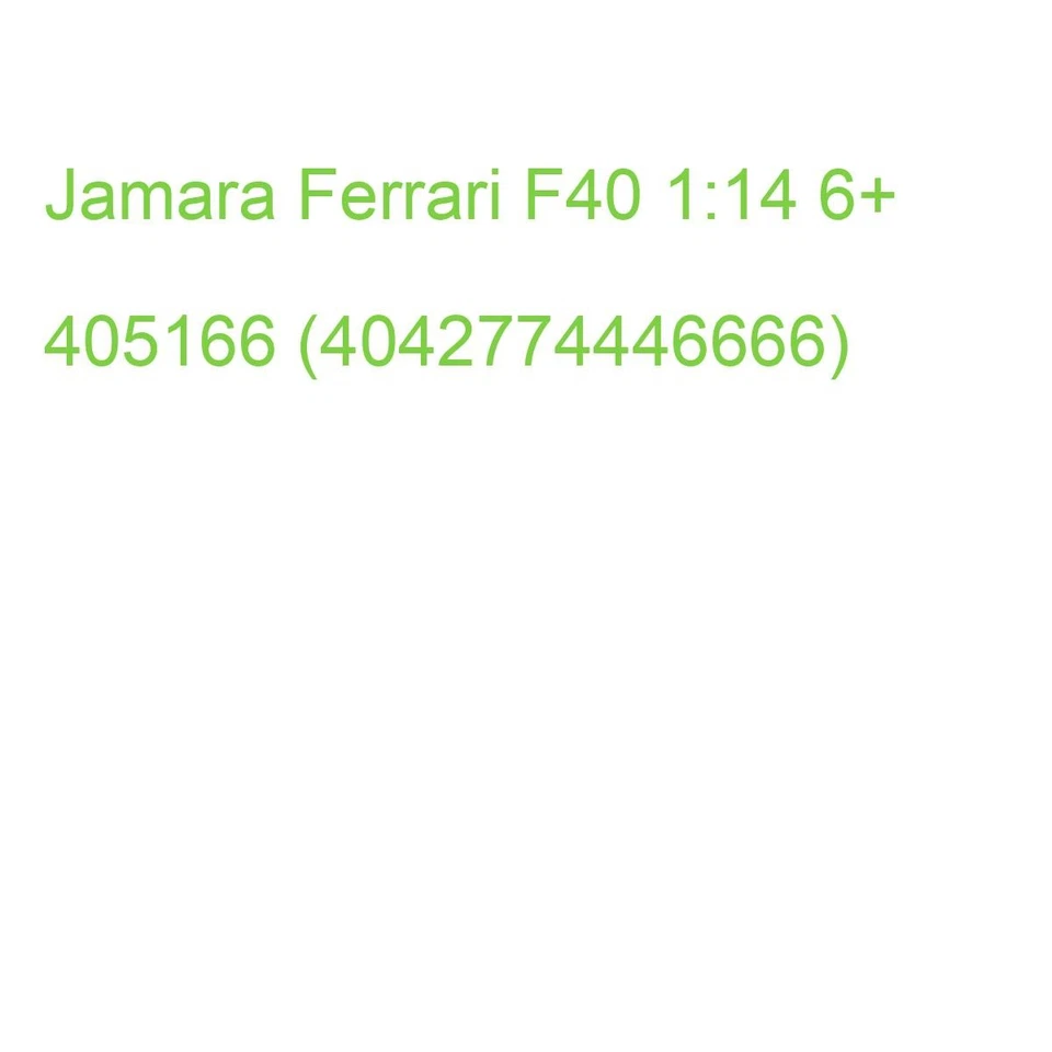 Jamara 405166 Ferrari F40 1 14 rot 27mhz