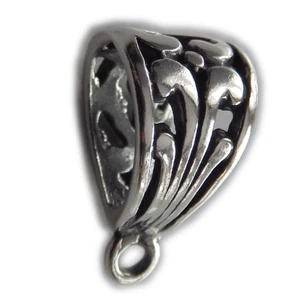 Bail sterling silver - Make a charm into a pendant .925 x 1 Pendants Bails - Picture 1 of 8