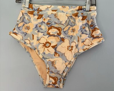Parte inferior de bikini Revolve MINKPINK Lumi cintura alta talla mediana ~ boho floral Foto 1 de 4