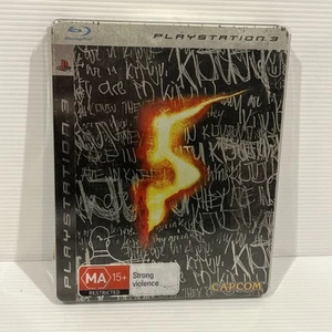 Resident Evil 5 Special Edition Steelbook Bonus DVD Complete PS3 Video Game - Picture 1 of 16