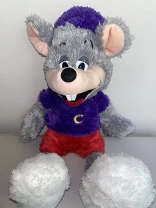 Chuck E Cheese Plush Mouse 22" fuzzy Soft Stuffed Animal 2010 Pizza RARE great! - Picture 1 of 11