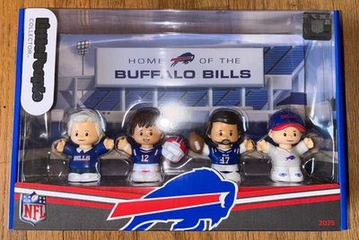 2025 Fisher-Price Little People Buffalo Bills Kelly/Allen/Levy/McDermott NEW - Image 1 of 4
