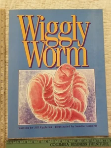 1988 Wiggly Worm Ginn Jill Eggleston Oversize Read Easel Big Book Teacher - Picture 1 of 4