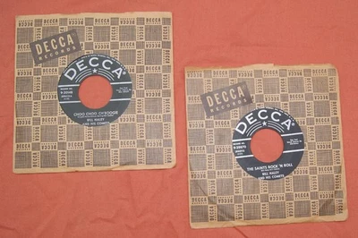 2 Bill Haley And His Comets Decca 45 Records, incl. Choo Choo Ch' Boogie - Image 1 of 4