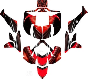 B.A.W CUSTOM ATV GRAPHIC KIT HONDA TRX450 450R 450 DECAL - Picture 1 of 1