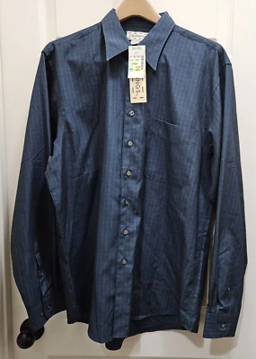 NWT Crossings Men's button down - Blue - LT - Image 1 of 4