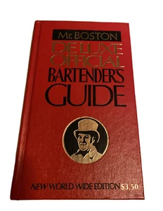 Mr. Boston Deluxe Official Bartender's Guide New World Wide Edition Hardback Bar - Picture 1 of 4