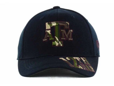 Gorra Texas A&M Aggies 12th Man TOW Dog Tag negra y camuflada ajuste flexible NCAA   Foto 1 de 4