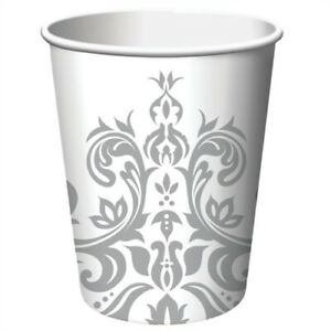 Silver Anniversary 9 oz Hot/Cold Cups Anniversary Party Supplies Decorations