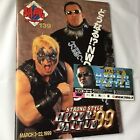 Set of NJPW New Japan Pro Wrestling 1999 Program and ticket Masahiro Chono NWO