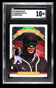 2020 Donruss Optic #1 Fernando Tatis Jr Diamond Kings SGC 10 GEM MINT SD Padres 