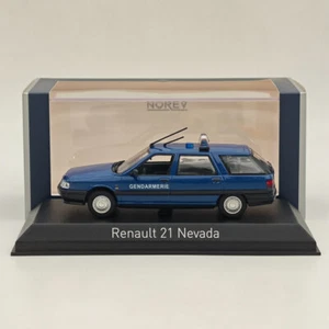 Norev 1/43 Renault R21 Nevada 1994 Sw Station Wagon Gendarmerie Diecast blau - Bild 1 von 7