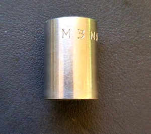 Vintage MAC Tools M3 3/8" Shallow Socket 1/4" Drive 8 Point Star Socket TB#4 - Picture 1 of 5