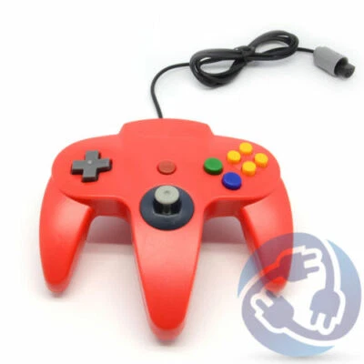 Mando Gamepad Nintendo 64 N64 Repuesto Cableado - Rojo Foto 1 de 4